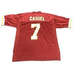 Vintage Kansas City Chiefs #7 Matt Cassel Reebok Jersey Stitch Numbers Size 48